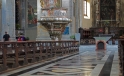 Hauptgang in der Kirche Bellinzona im Tessin / Main Aisle in the Church in Bellinzona Canton Ticino Hauptgang in der Kirche Bellinzona im Tessin / Main Aisle in the Church in Bellinzona Canton Ticino